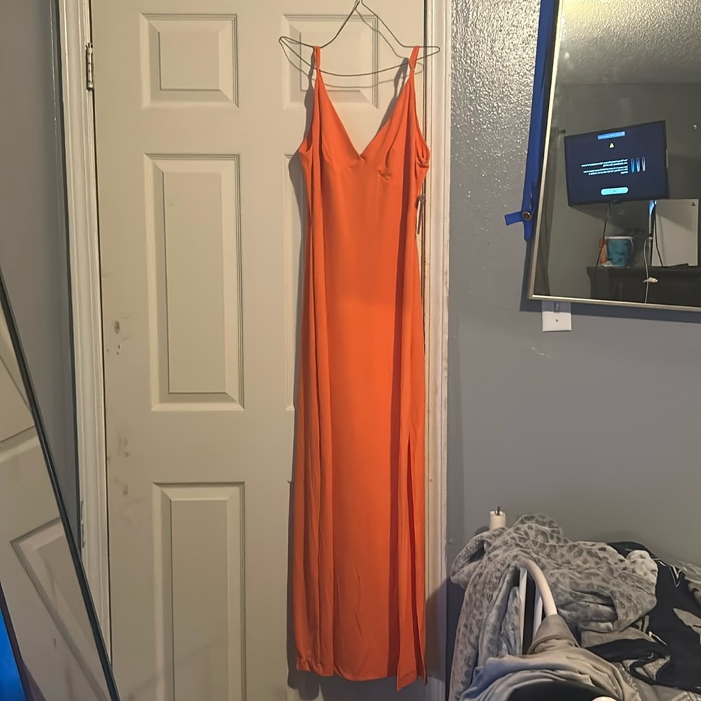 Orange Strappy Guess Dress Size Medium Never Worn